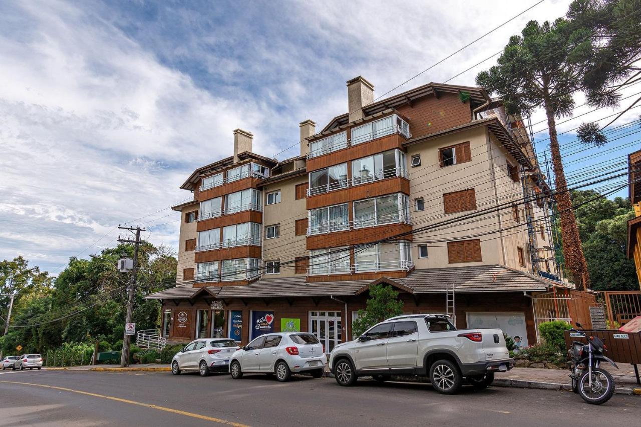 Appartement Rosa Edificio Parque Da Vinicola à Gramado Extérieur photo