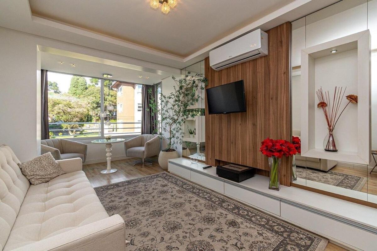 Appartement Rosa Edificio Parque Da Vinicola à Gramado Extérieur photo