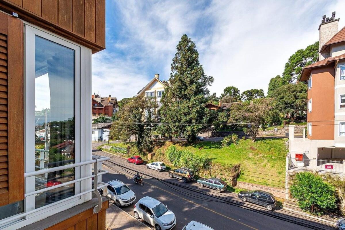 Appartement Rosa Edificio Parque Da Vinicola à Gramado Extérieur photo